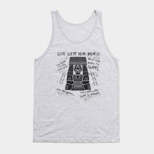 Give Slepp Your Bones (Dark on Light) Tank Top